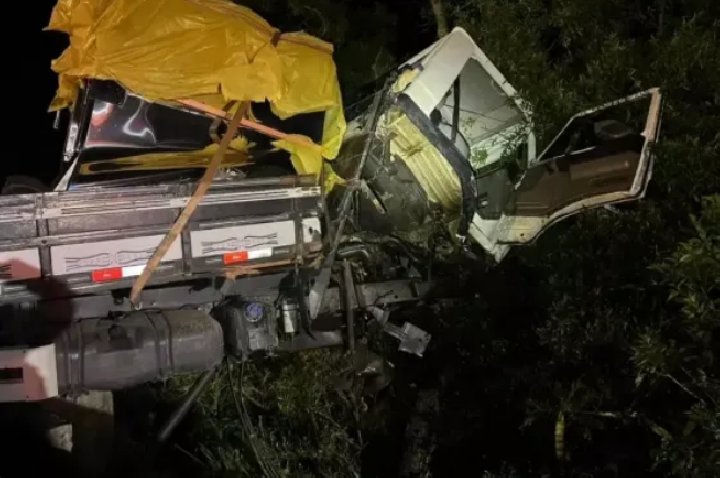 Caminhão sem freios quase despenca na Serra do Rio do Rastro: “nasceu de novo”