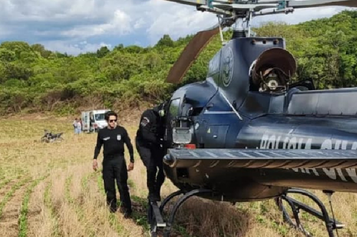 Disparo acidental durante pescaria deixa homem gravemente ferido e mobiliza resgate aéreo em SC