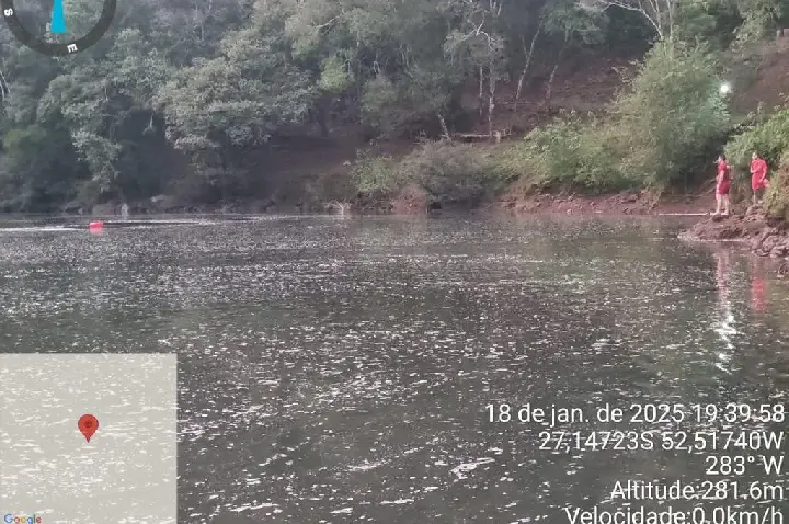 Dois homens morrem afogados em rio no Oeste de Santa Catarina.