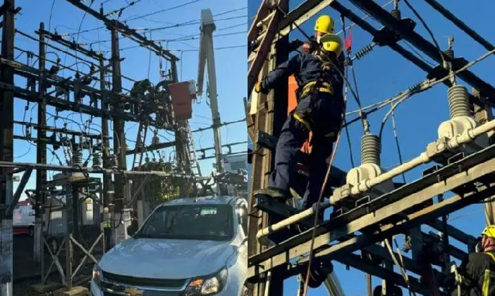 Homem morre eletrocutado ao tentar furtar fios de subestação e deixa 25 mil sem energia em SC