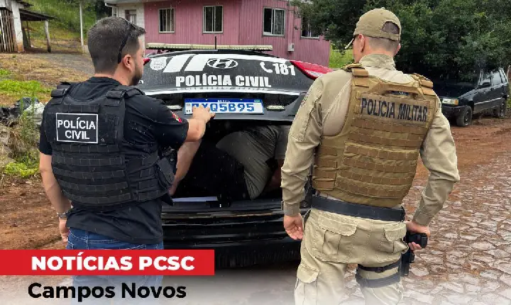 Polícia Civil cumpre mandado de busca e apreensão em Vargem e prende homem por posse de arma artesanal