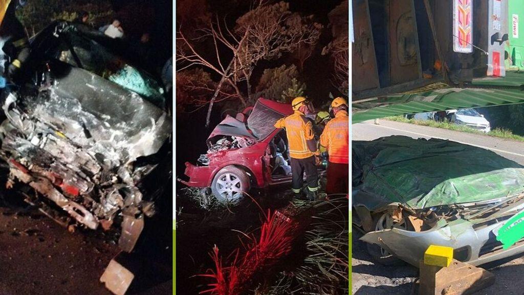 Fim de semana trágico: Acidentes em rodovias de SC causam a morte de 12 pessoas em quatro dias