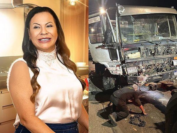 Mãe de Marília Mendonça sofre acidente de carro