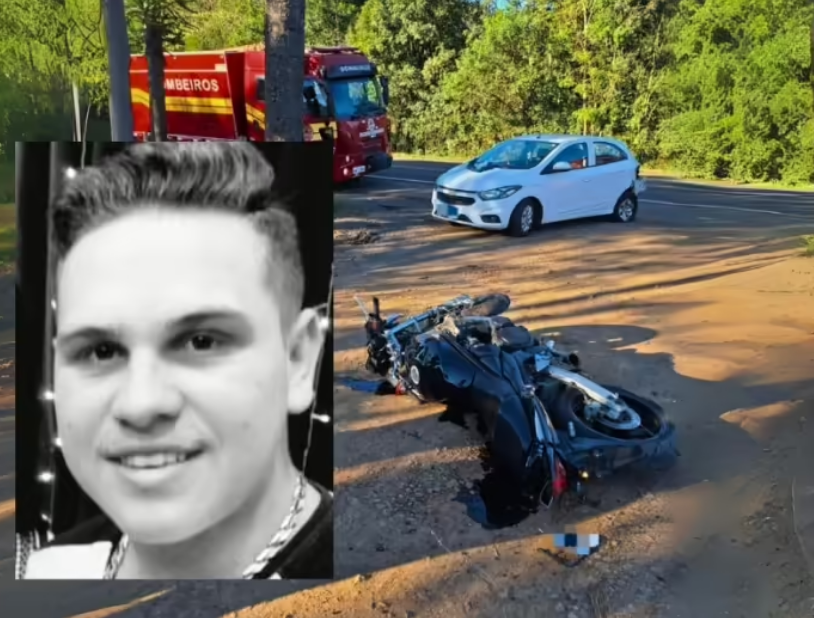 Motociclista de Fraiburgo morre em acidente na SC-135