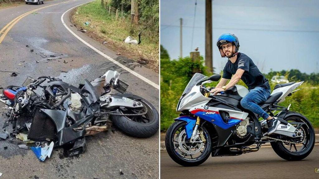 Quem era o motociclista que morreu após bater moto de luxo de frente com carro em Ipira