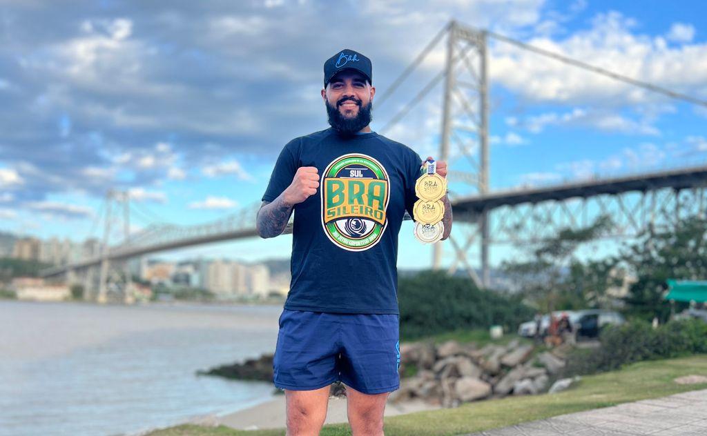 Atleta joaçabense conquista o título de campeão sul brasileiro de jiu-jitsu 2024