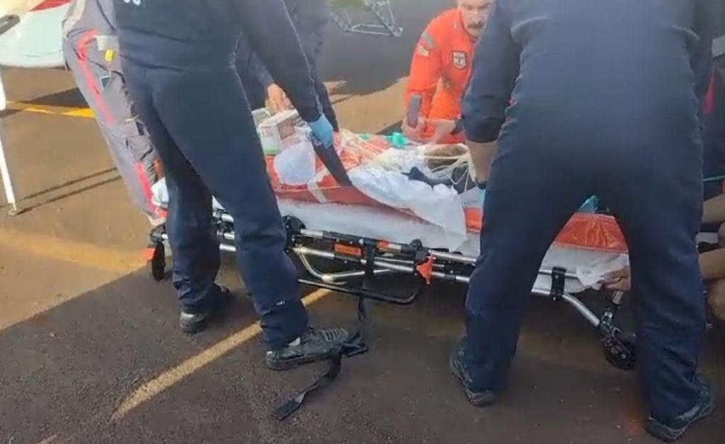 Menina Sofia é transferida para Florianópolis em estado grave após acidente com queimaduras