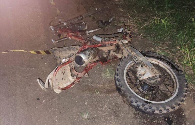 Colisão entre picape e moto de trilha mata homem de 26 anos na SC-355 em Jaborá