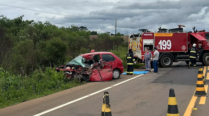 Imagens fortes! Grave acidente mobiliza equipes de resgate na Serra Catarinense