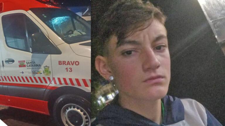 Jovem de 16 anos morre após queda de moto na BR-282 em Vargem