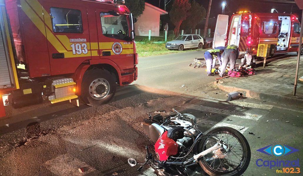 Motorista com sinais de embriaguez foge de local de acidente e é interceptado por populares em Capinzal