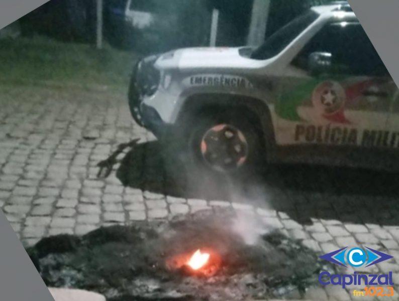 Polícia Militar de Zortéa prende homem em surto após ameaçar mãe e incendiar colchão