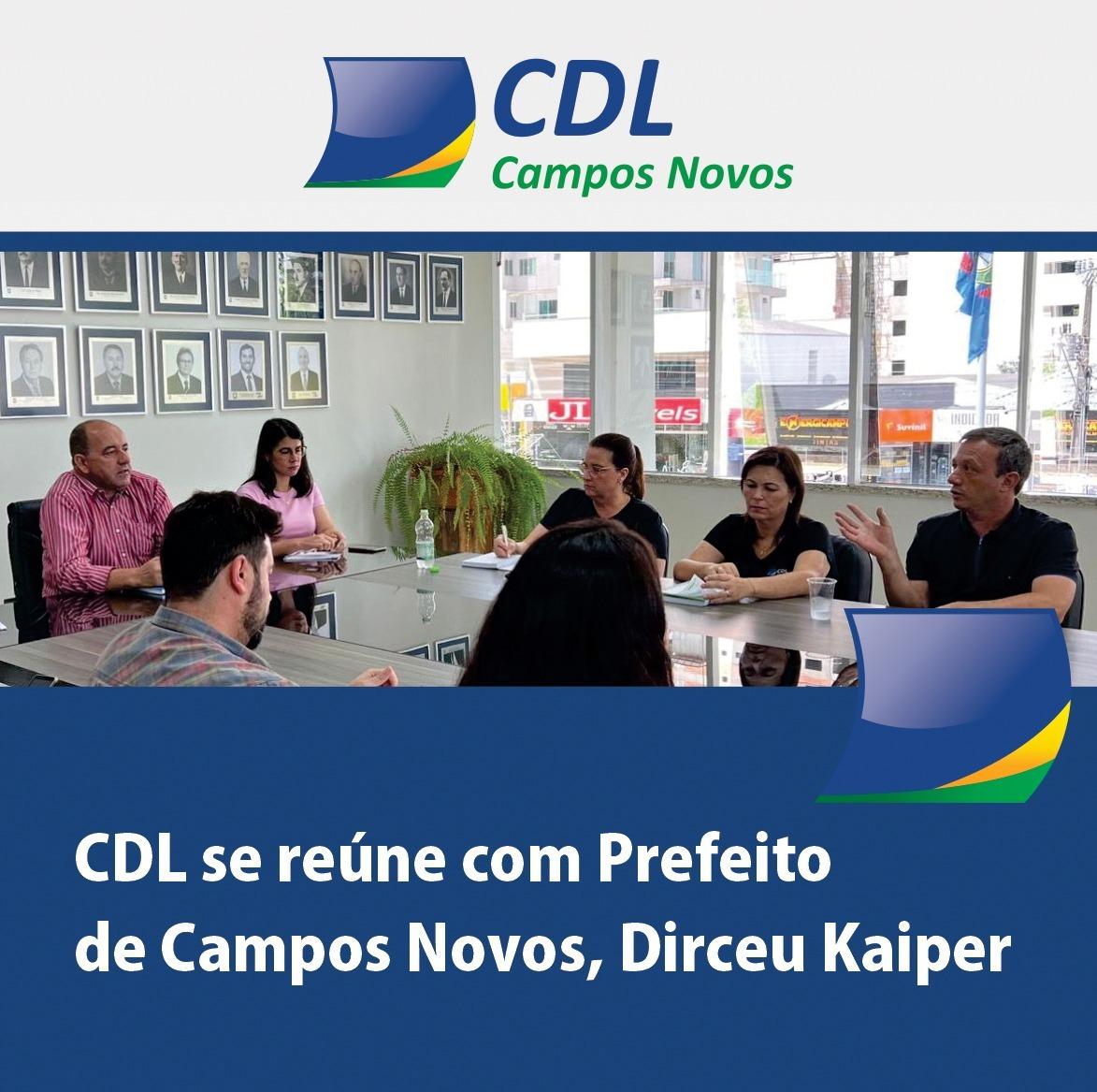 CDL se reúne com Dirceu Kaiper para fortalecimento de laços